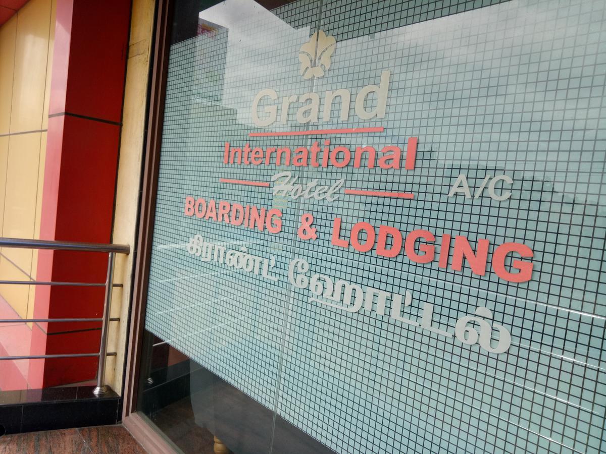 Grand International Hotel Erode Eksteriør billede