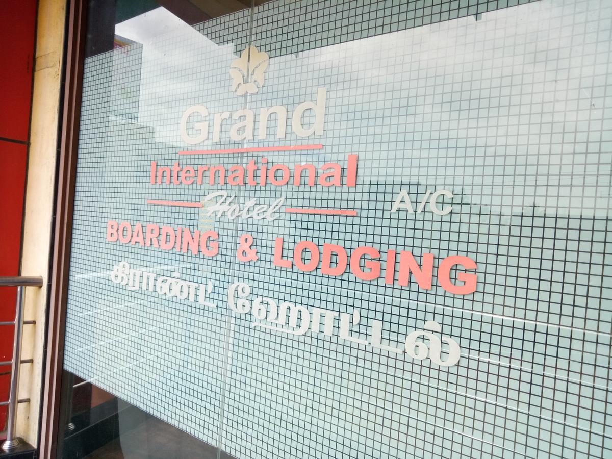 Grand International Hotel Erode Eksteriør billede